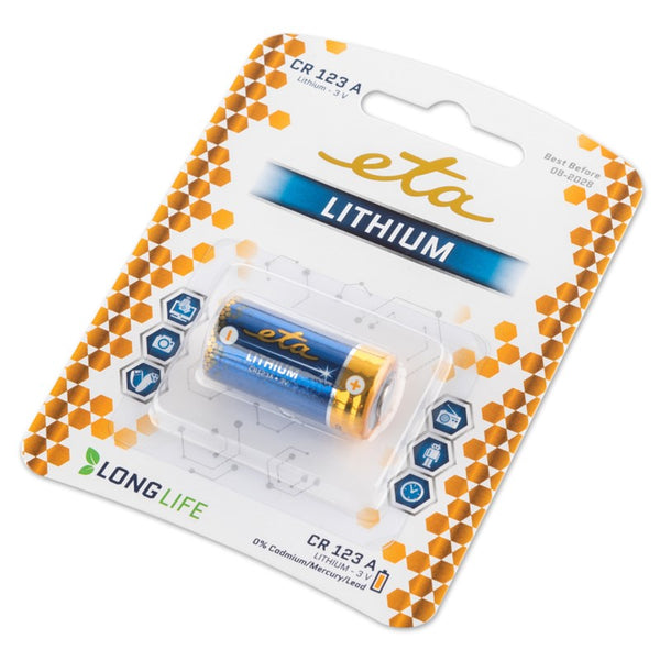 Lítium akkumulátor ETA PREMIUM CR123, blistr 1ks (CR123ALITH1)