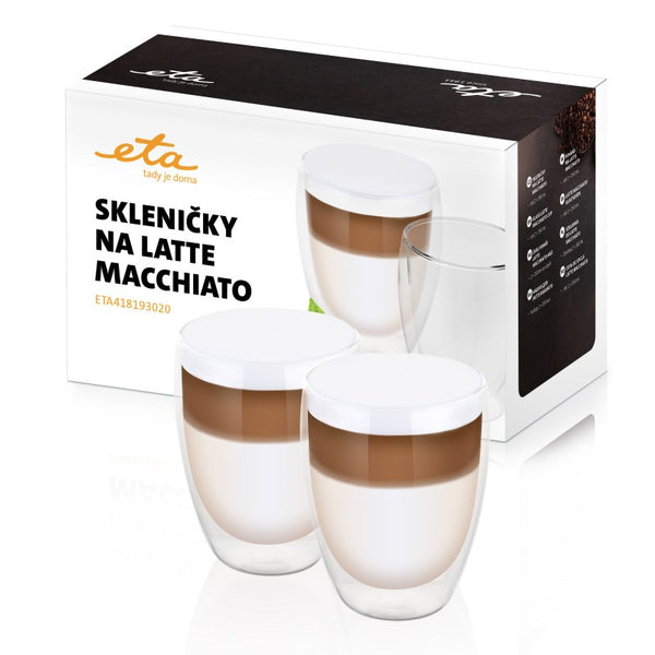 Poharak latte macchiatohoz ETA 4181 93020 üveg