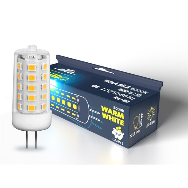 LED izzók ETA EKO Spot LED izzó 2W, G4, melegfehér fény (ETAG4W2WW01)