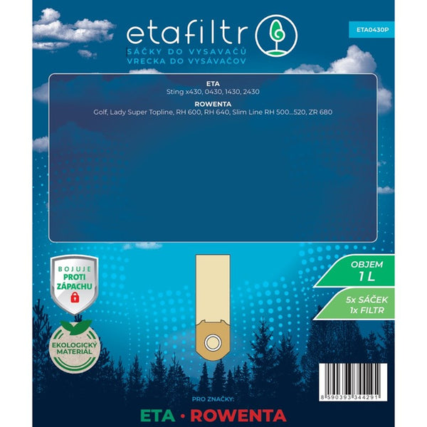 Porzsákok ETA ETA 0430 (5 ks) barna