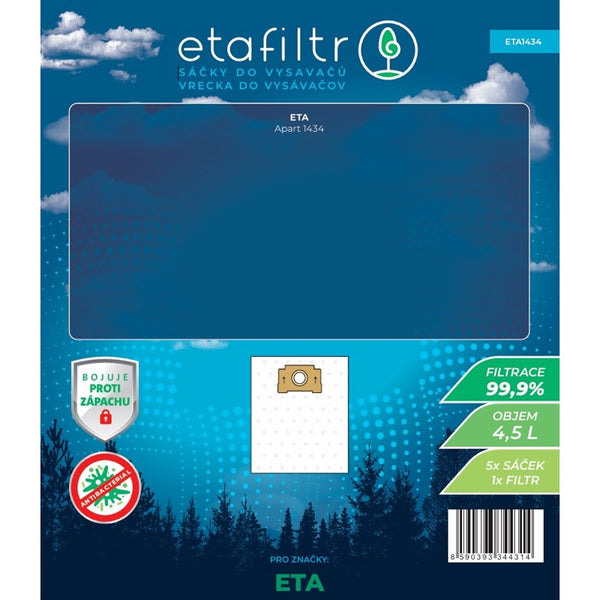 Porzsákok ETA ETA 1434 (5 ks) fehér